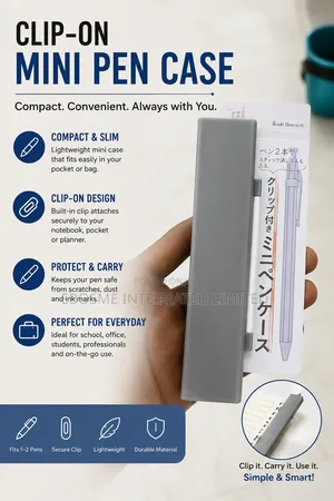 Clip on Mini Pen Case