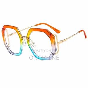 Fashion Trendy Hollow Polygon Sunglasses