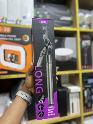 C08 Bluetooth Selfie Stick Tripod Stand With Remote – Brand New