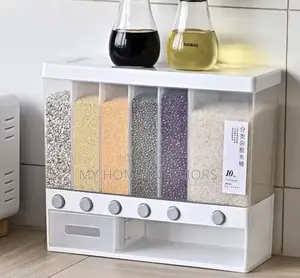 6 Grid Food Storage Dispenser