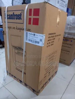 Premium Scanfrost Gas Cooker 50x50 With Strong Burners