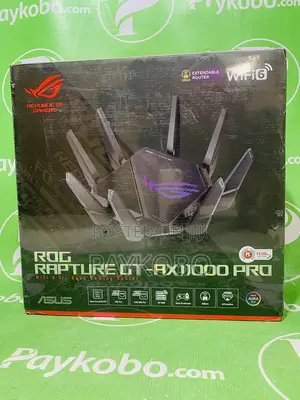 Asus Rog Rapture Wifi 6 Tri-Band Gaming Router (Gt-Ax11000 Pro)
