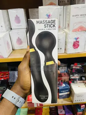 Rechargeable Double Vibration Massage Stick – Powerful Wand Massager