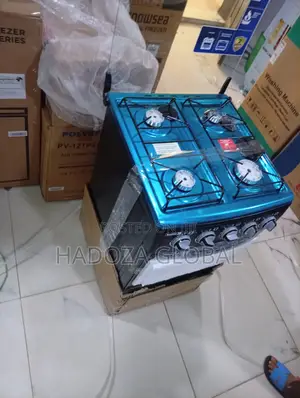 Scanfrost 4 Burner Gas Stove and Cooker Combo