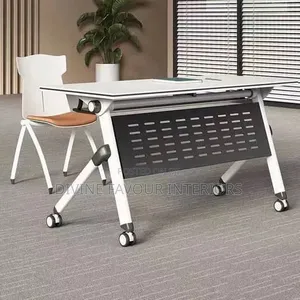 Collapsible Training Office Desk With Wheels
