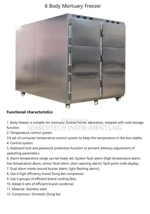 6 Body Mortuary Unit