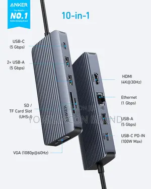 Anker 10-in-1 Usb-c Hub Dual Display