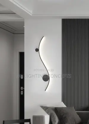 Modern Simple Linear Minimalist Led Wall Light.
