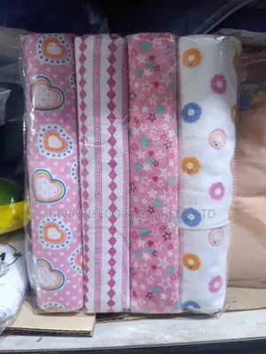 100% Cotton 4 PCS in a Pack Baby Flannel