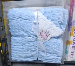 1 Piece-Welcoming New Born Baby Blue Blanket Shawl-Good Gift