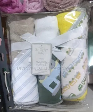 Baby Kiss Hooded Baby Towels Pack of 3