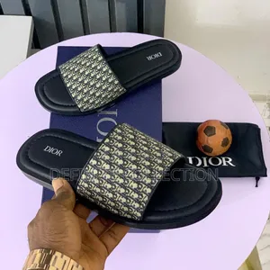 New Dior Leather Slippers