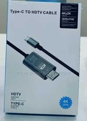 Type C To Hdmi Cable (Male To Male)