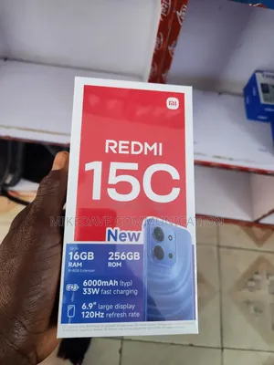 New Xiaomi Redmi 15C 4G 128 GB Black