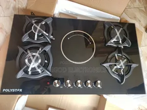 Polystar Five-Burner (4 Gas + 1 Electric) Built-in Cooker