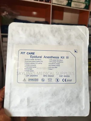 Epidural Anesthesia Kit