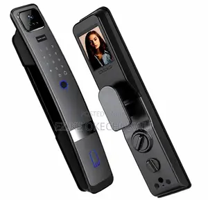 3d Face Recognition Fingerprint Smart Door Lock,Security Camera Lock