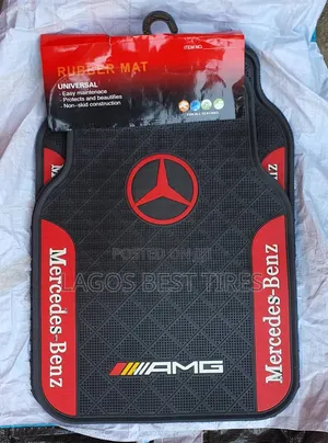 Premium Mercedes-Benz Amg Universal Rubber Car Floor Mats (Set)