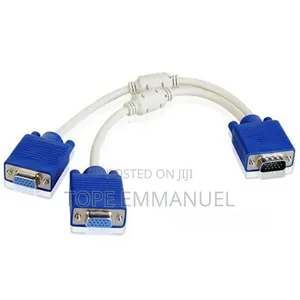 Vga Y-cable Male To Female Splitter