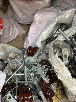Electric Pole Shackle Insulator Bolt Assembly – Galvanized Steel