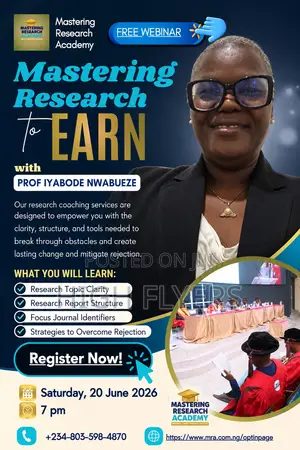 Mastering Research Free Webinar for the Ambitious Academic