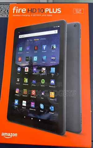 New Amazon Fire HD 10 64 GB Black