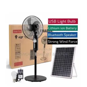 Charweek Solar 16 Inches Solar Fan