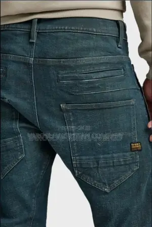 Men's Dark Blue D-staq 3d Slim Jean