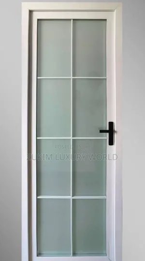 Toilet Door With Aluminum Frame