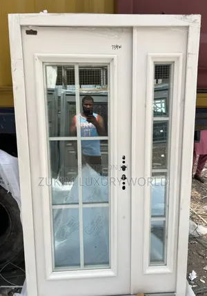 French Glass Cast Door