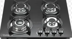 Qasa Tempered Glass 4 Burner Gas Cooker QGC-4bg