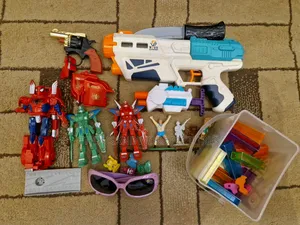 Premium Action Figure, Toy Gun Building Blocks Bundle