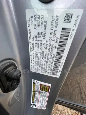 Honda CR-V Touring FWD 2018 Silver