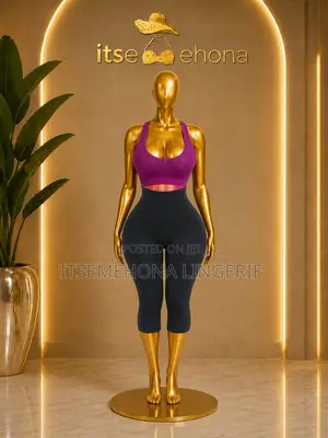 Purple Sport Bra and Legging Gym Wear