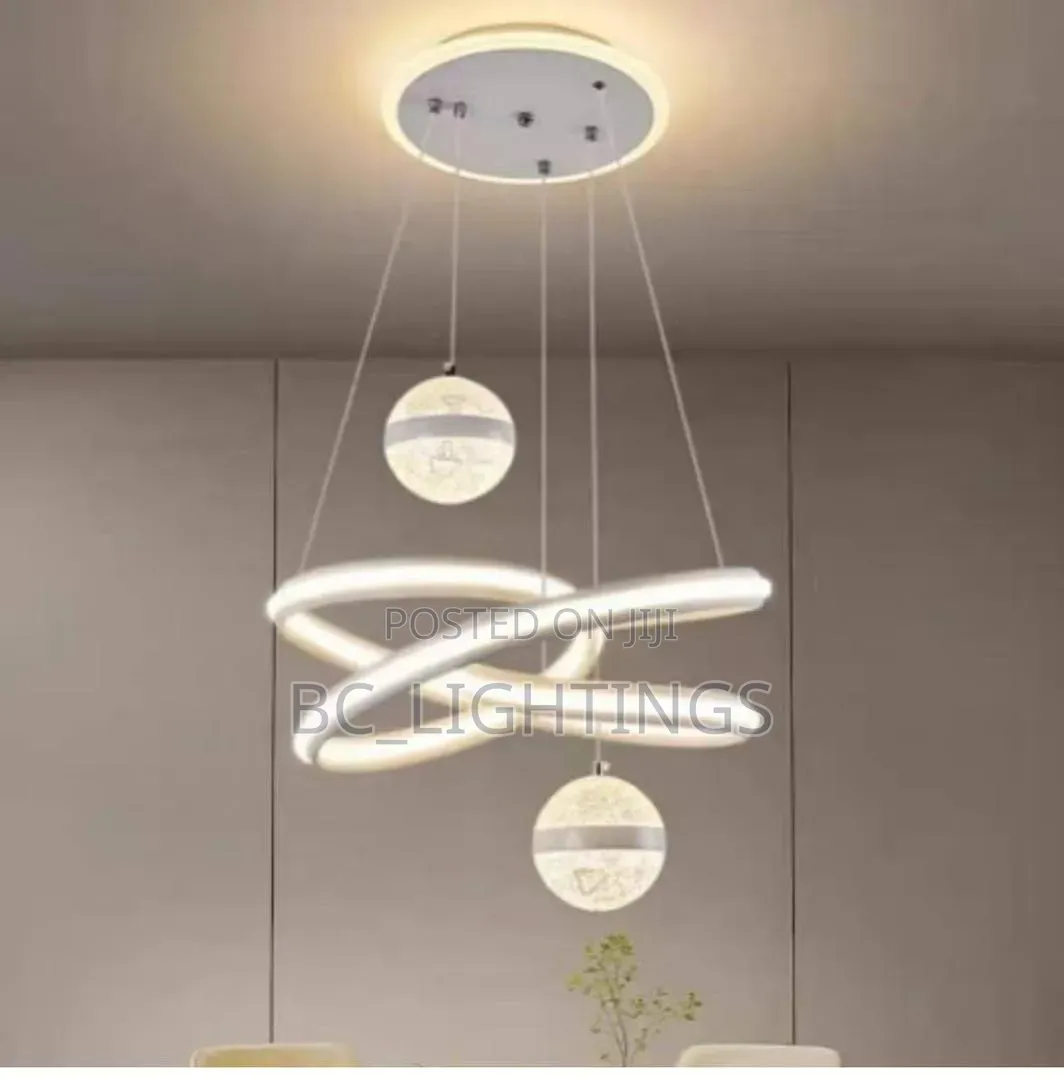 Chandelier Dining Table Dining Room Bar Lamp Circular Art Creative