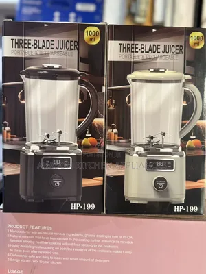 Big Size Rechargeable Blender
1000ml Jar and 3 Blades