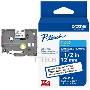 Brother Tze-231 P-Touch Original Label Tape