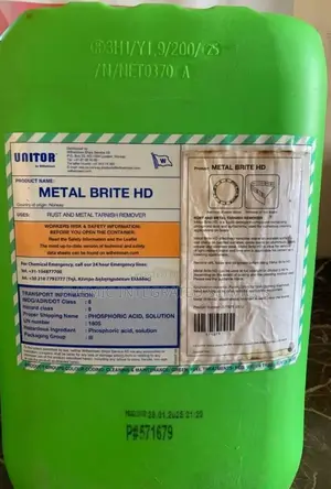 Unitor Metal Brite – Powerful Metal Cleaner Brightener