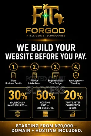 We Build First. You Approve. Before You Pay Any Kobo—Premium Websites