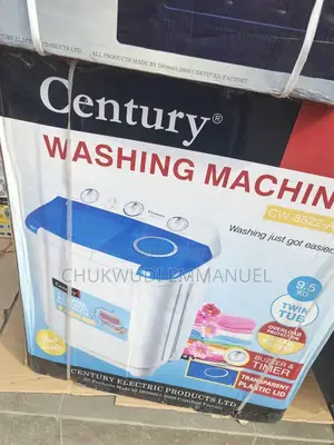 Century 9.5kg Twin Tub Washing Machine With Timer and Buzzer