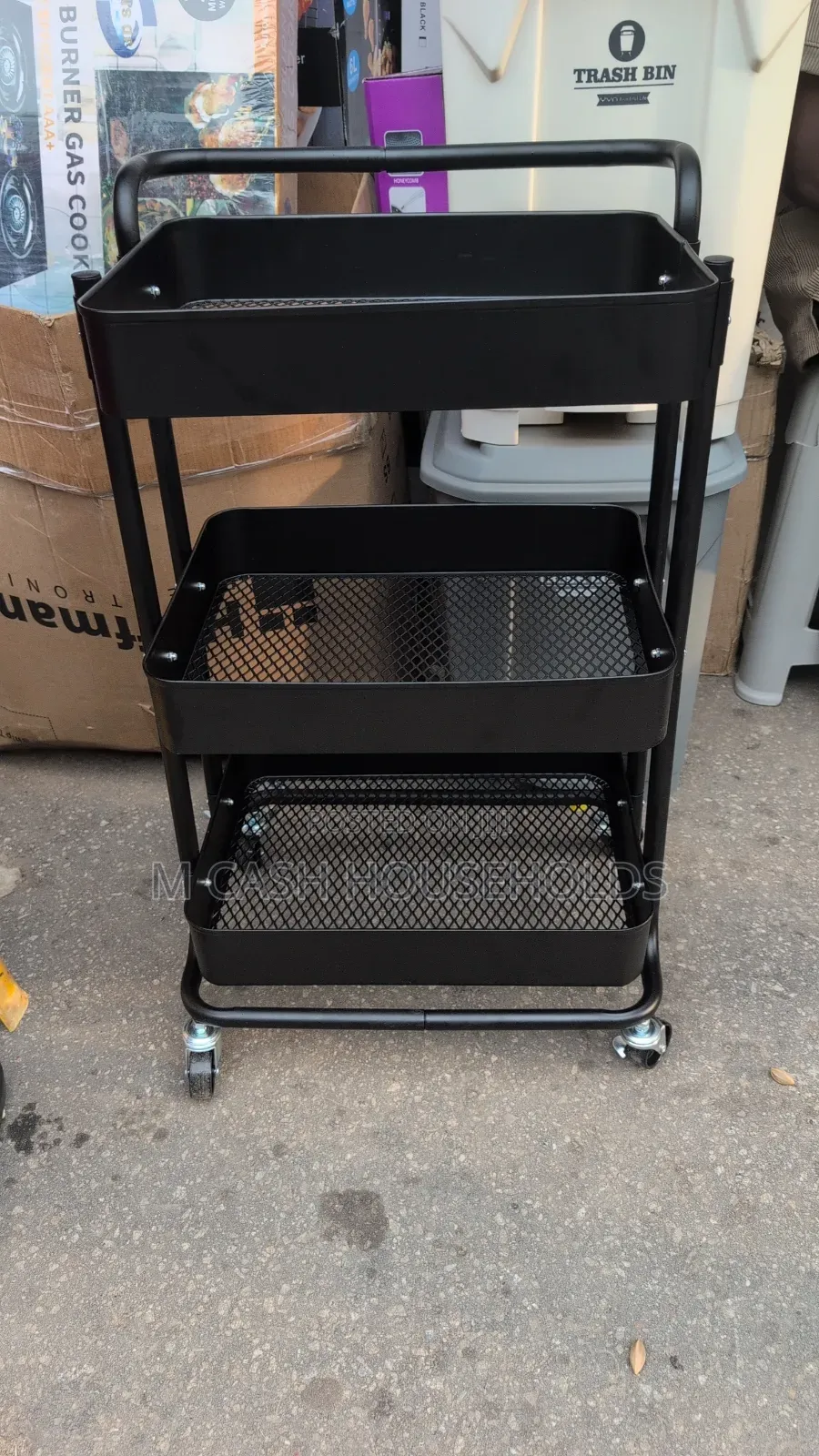 3layer Multiple -Use Movable Trolley Cart