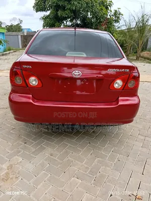 Toyota Corolla 2007 Red