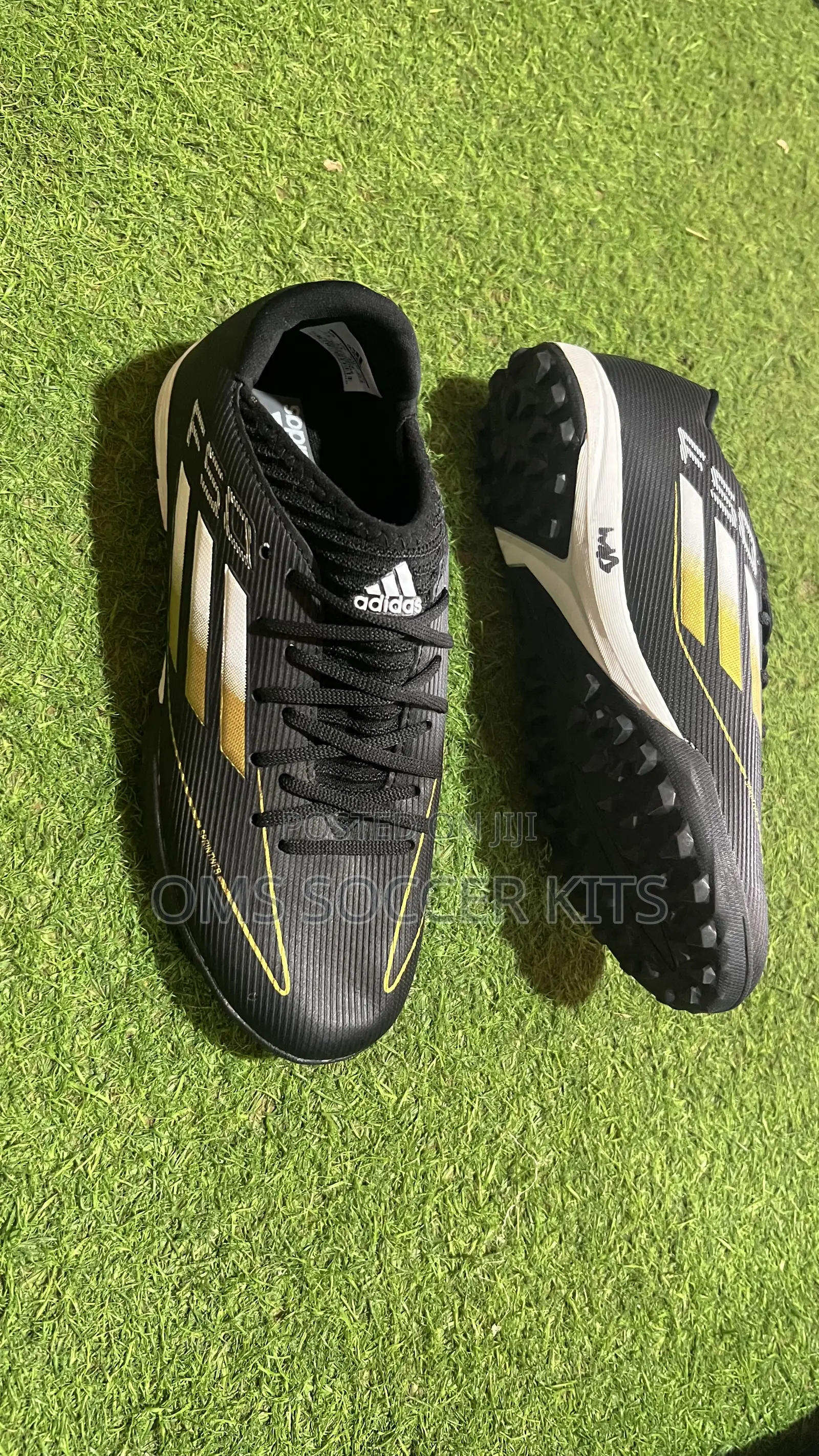 Adidas F50 Black Canvas Boot(40)