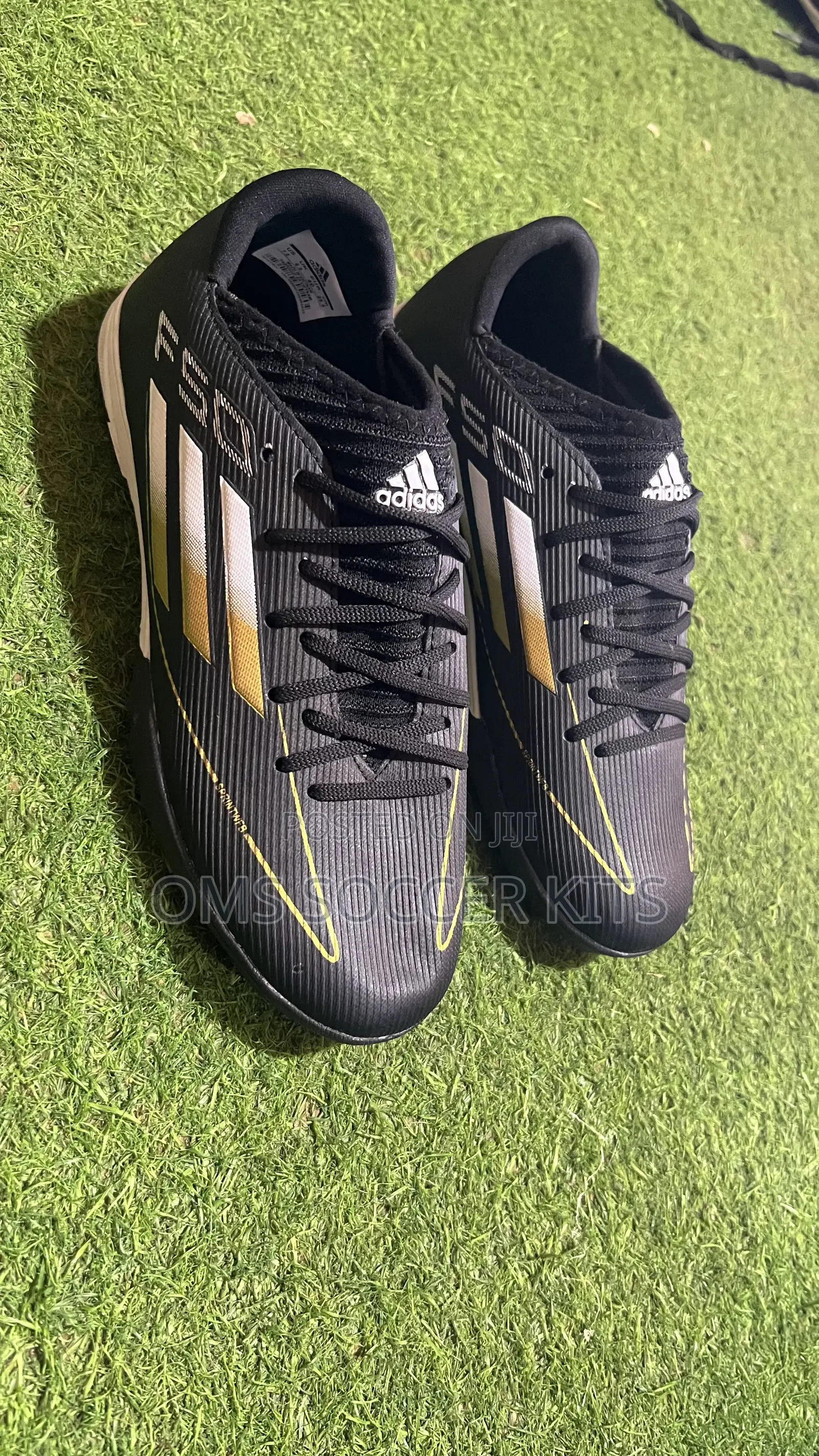 Adidas F50 Black Canvas Boot(40)