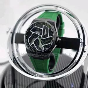 Green Business Men Spinning Wristwatch