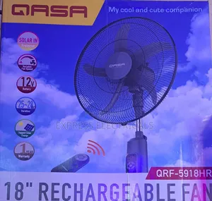 Qasa Rechargeable Fan - QRF - 5981hr 25-28 Hours Backup