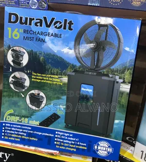 Duravolt Rechargeable Mist Fan
