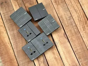 Black Wall Switch Socket Set – Durable Classy