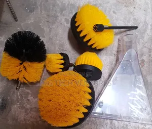 Generic 4-piece Scrubber Cleaning Drill Brush Set Includes