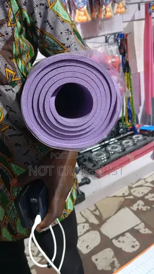 Eva Yoga Mat With Carry Bag | Exercise Fitness Mat for Home Workout